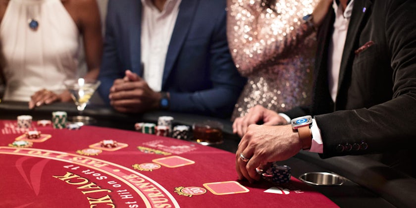 Gambling at the casino on Island Princess (Photo: Princess Cruises)