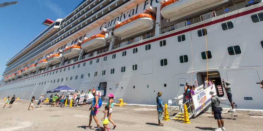 luggage from cruise ship to airport