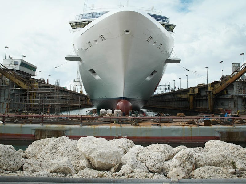 ventura cruise ship dry dock