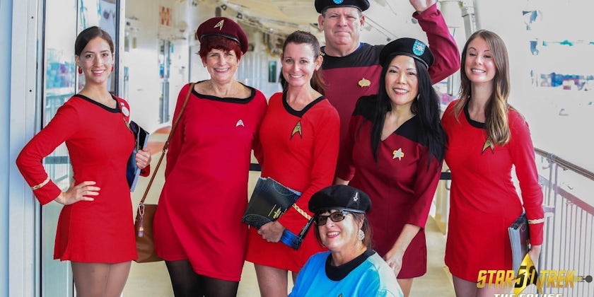 Cosplayers on the Star Trek Cruise (Photo: startrekthecruise.com)