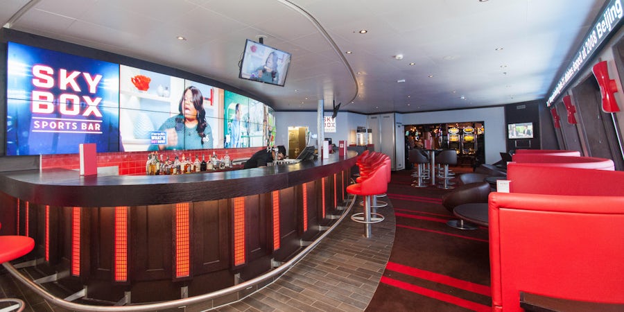 SkyBox Sports Bar on Carnival Cruise Line