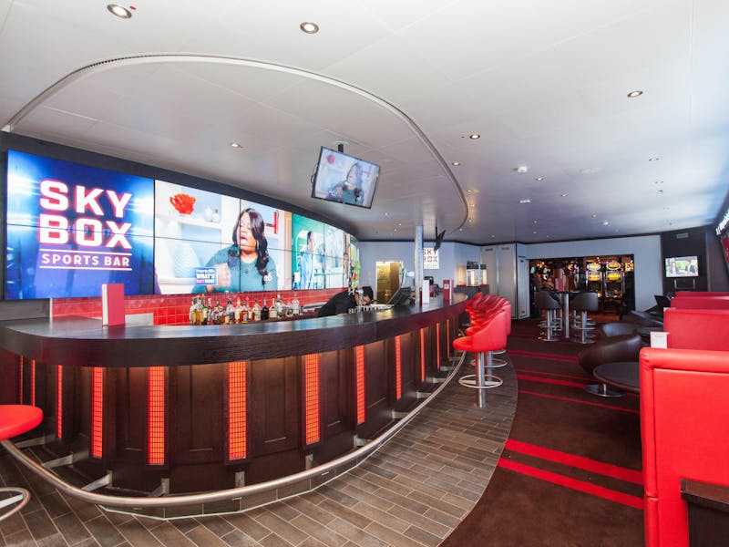 SkyBox Sports Bar on Carnival Cruise Line