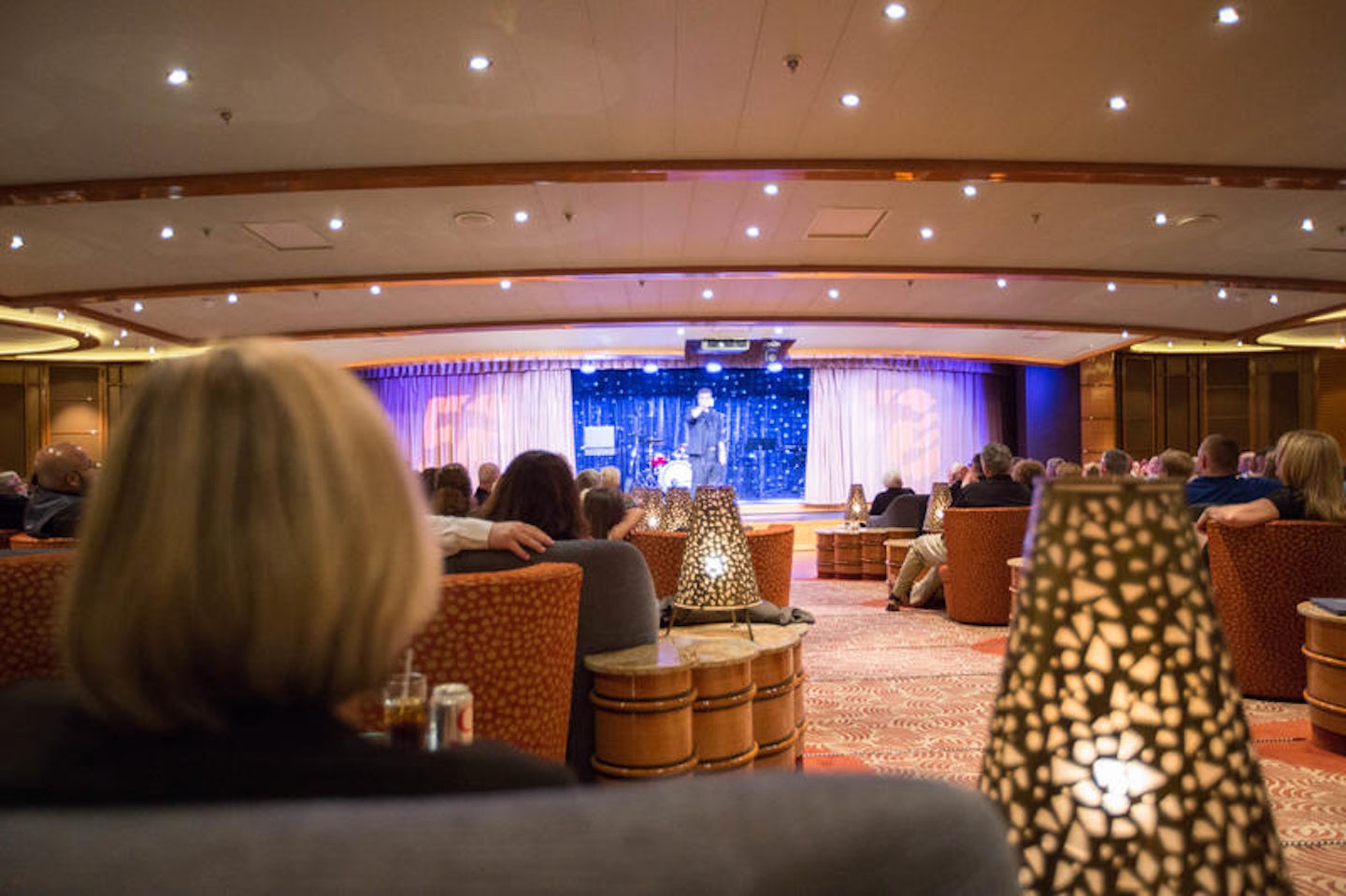 Comedy Magic Show in the Vista Lounge on Regal Princess