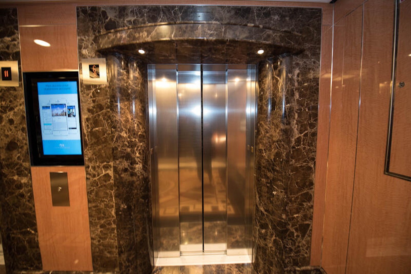 Elevators on Regal Princess