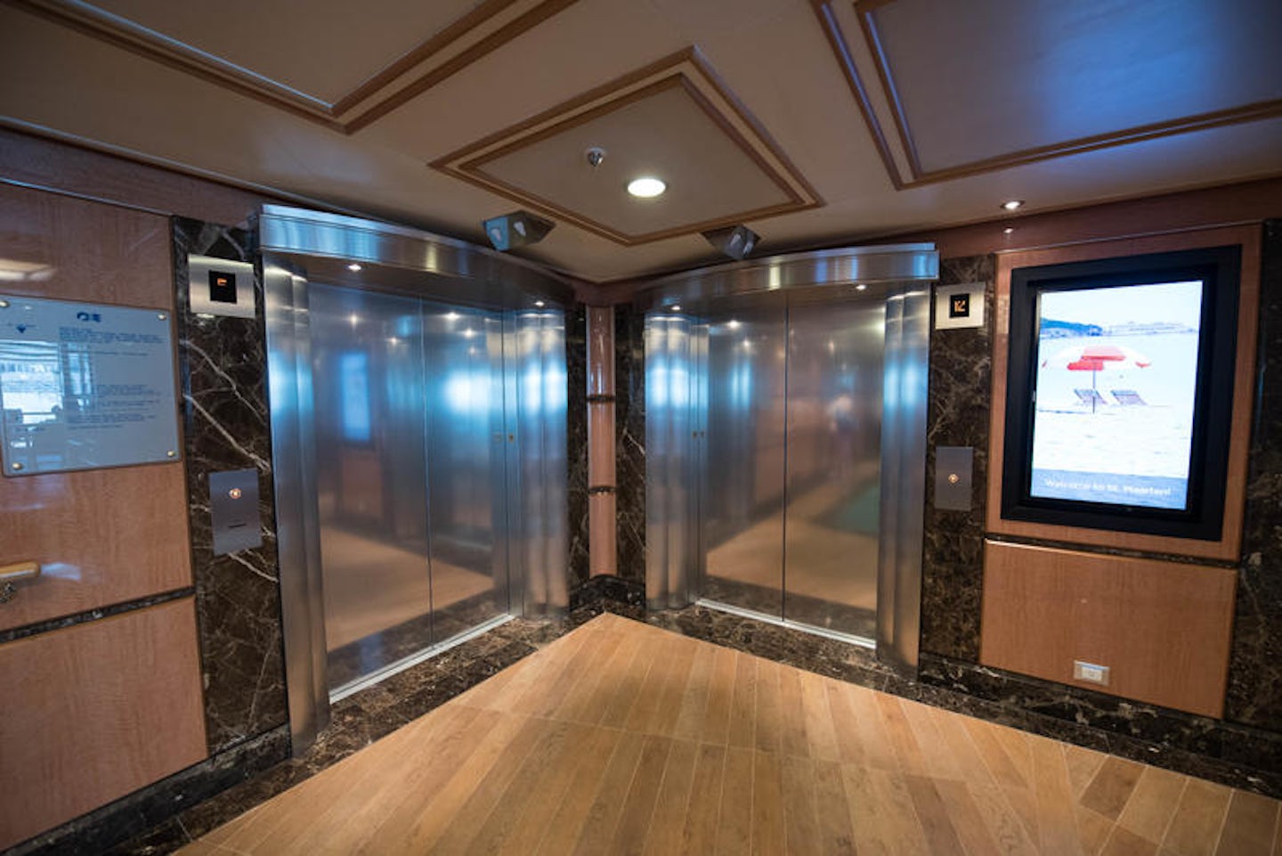 Elevators on Regal Princess