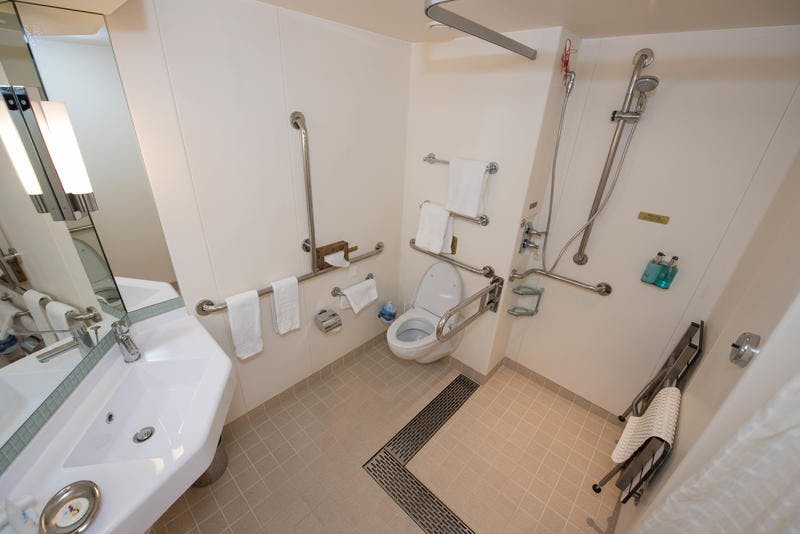 Wheelchair Accessible Interior Cabin on Regal Princess Cruise Ship