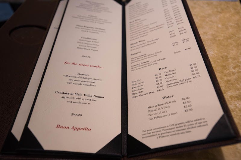 Alfredo's Pizzeria on Regal Princess Cruise Ship Cruise Critic