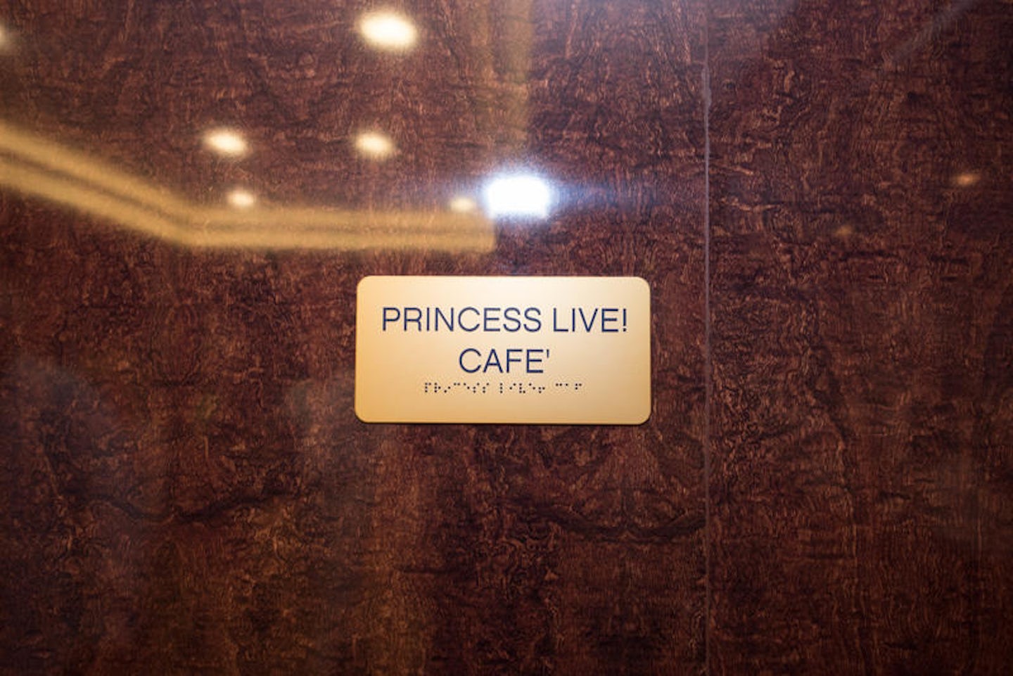 Princess Live! Cafe on Regal Princess