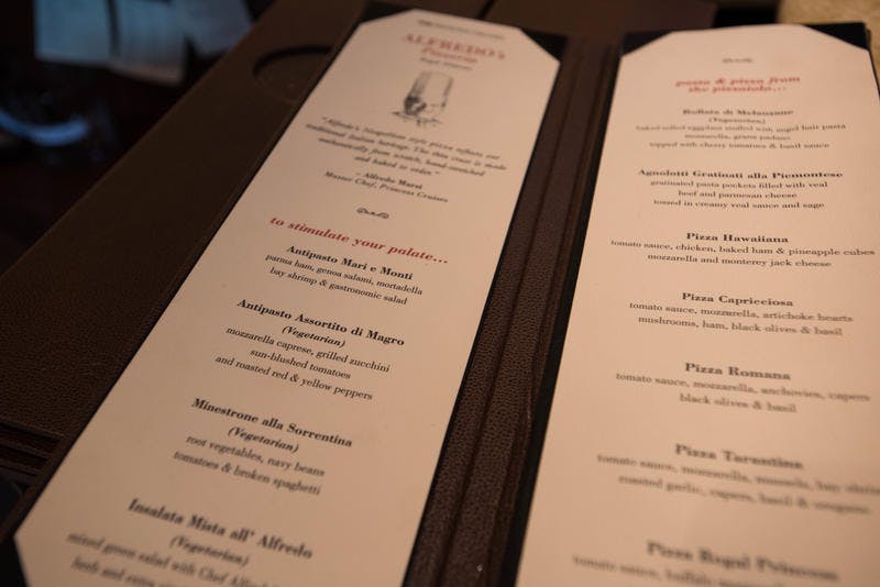 Alfredo's Pizzeria on Regal Princess Cruise Ship Cruise Critic