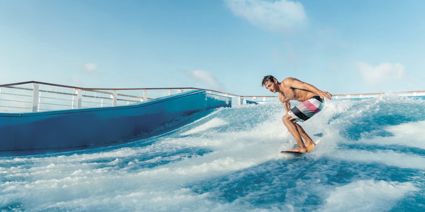 Symphony of the Seas will feature Royal Caribbean's signature thrills such as the FlowRider (Photo: Royal Caribbean)