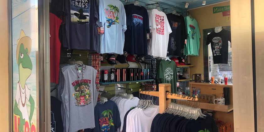 Senor Frog's gift shop in Cozumel, Mexico (Photo: Adam Coulter)