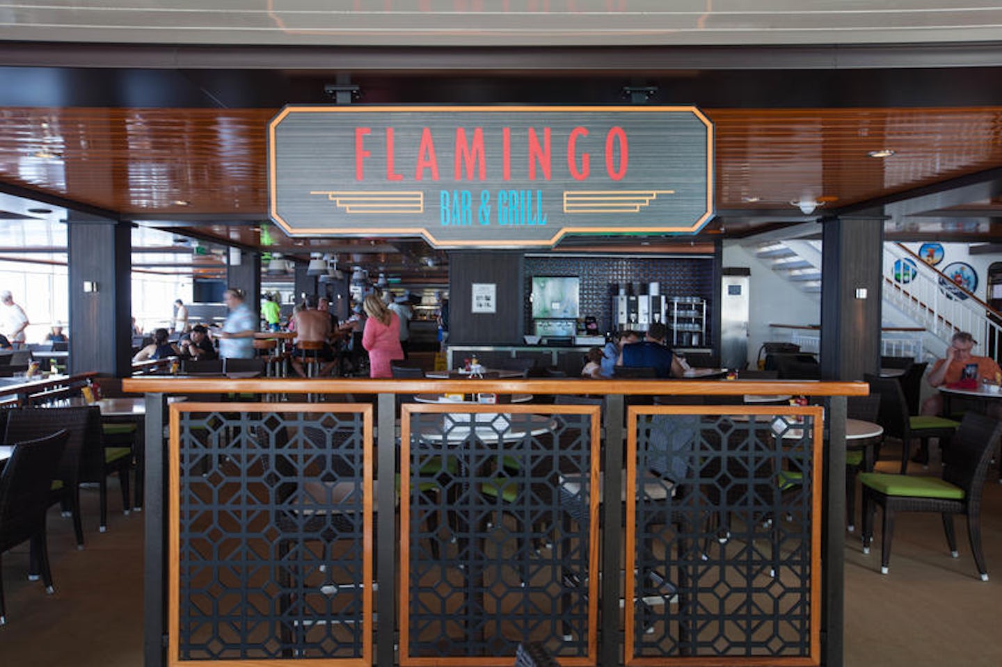 Flamingo Bar & Grill on Norwegian Getaway