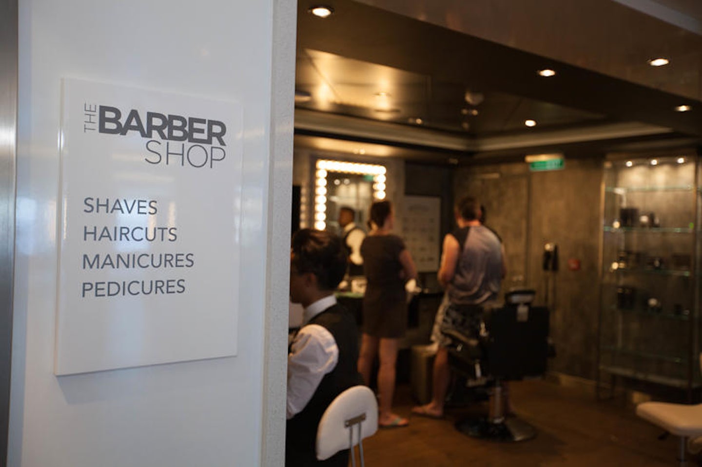 Barber Shop on Norwegian Getaway