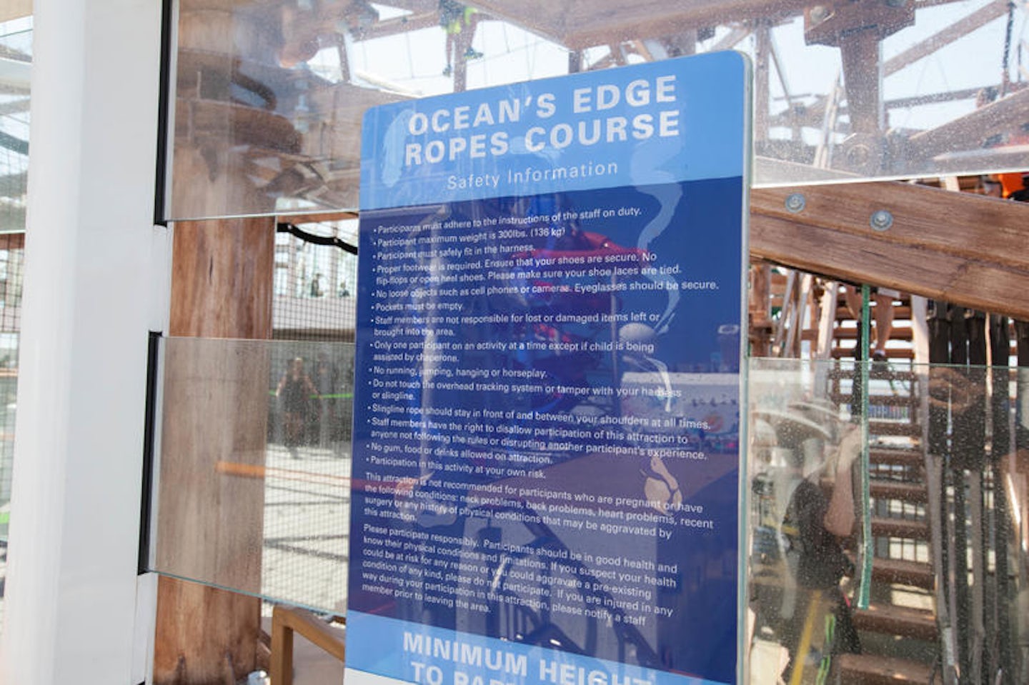 Ocean's Edge Multilevel Ropes Course on Norwegian Getaway