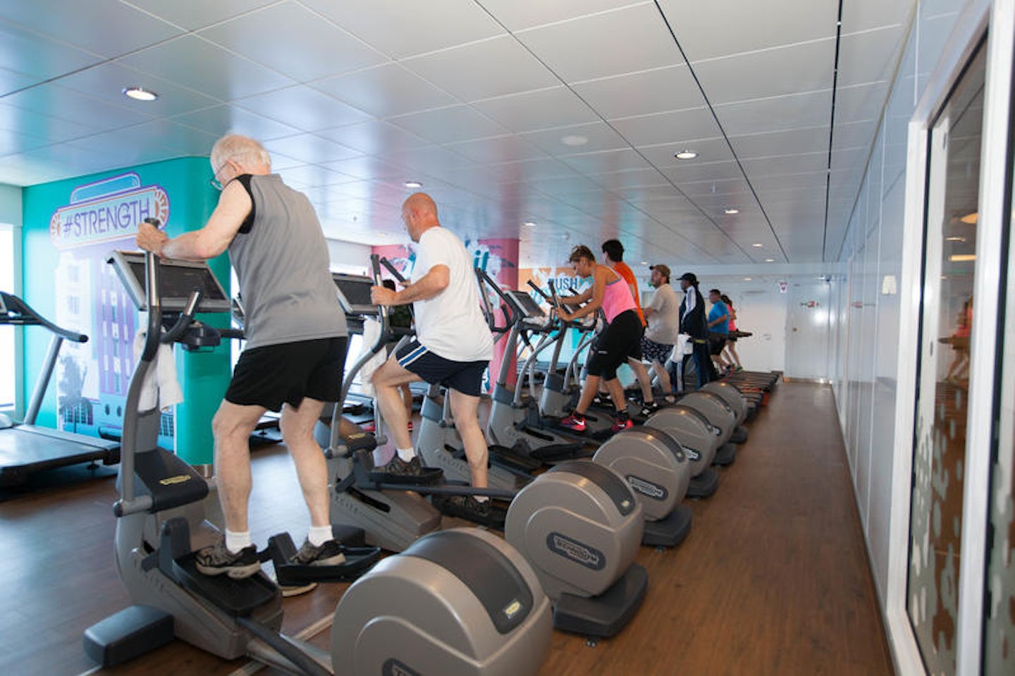 Pulse Fitness Center on Norwegian Getaway
