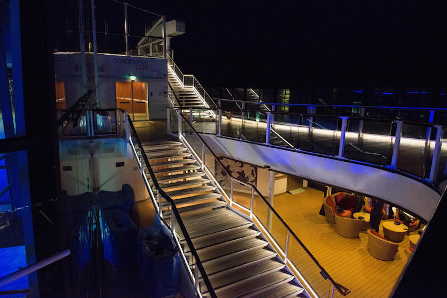 Stairs on Celebrity Eclipse