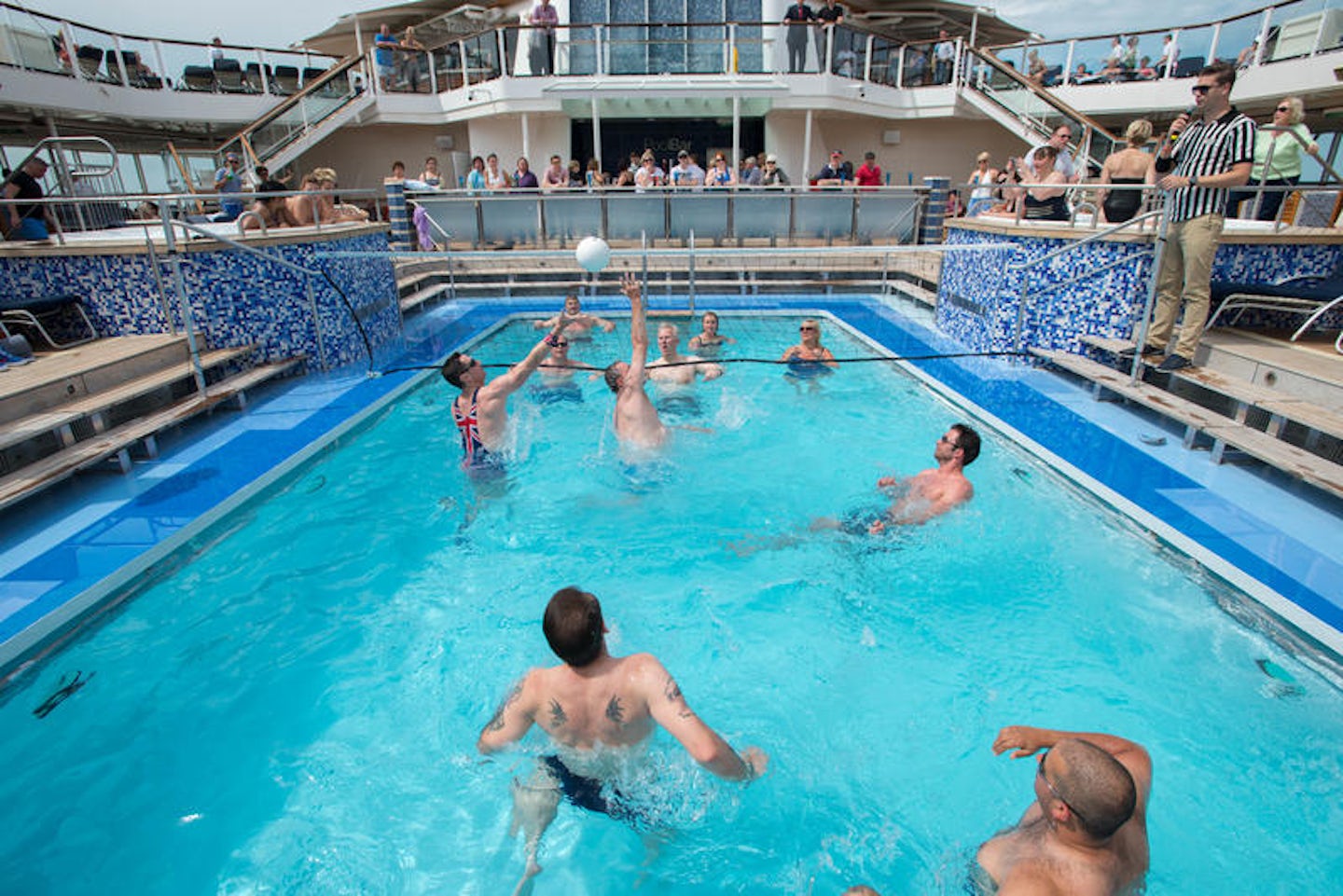 Pool Volleyball on Celebrity Eclipse