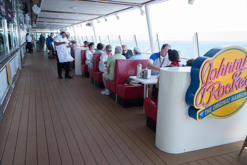 Johnny Rockets on Royal Caribbean Freedom of the Seas Cruise Ship