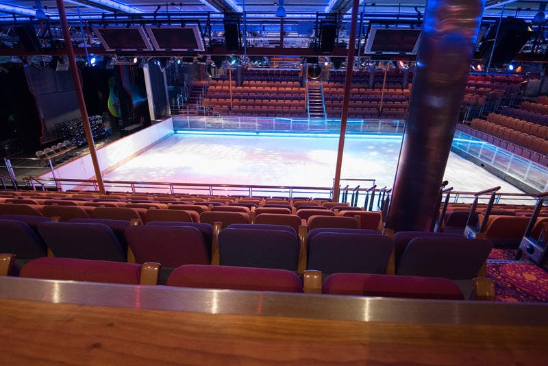 Ice Skating Rink on Royal Caribbean Freedom of the Seas Cruise Ship