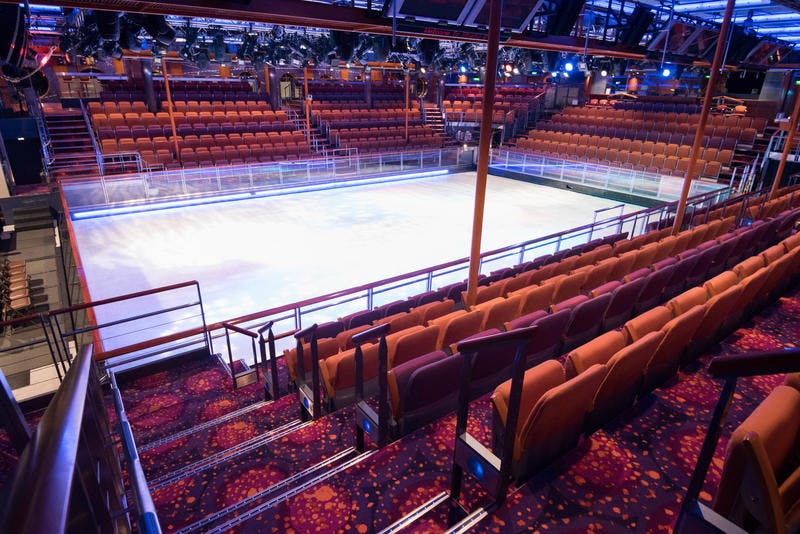 Ice Skating Rink on Royal Caribbean Freedom of the Seas Cruise Ship