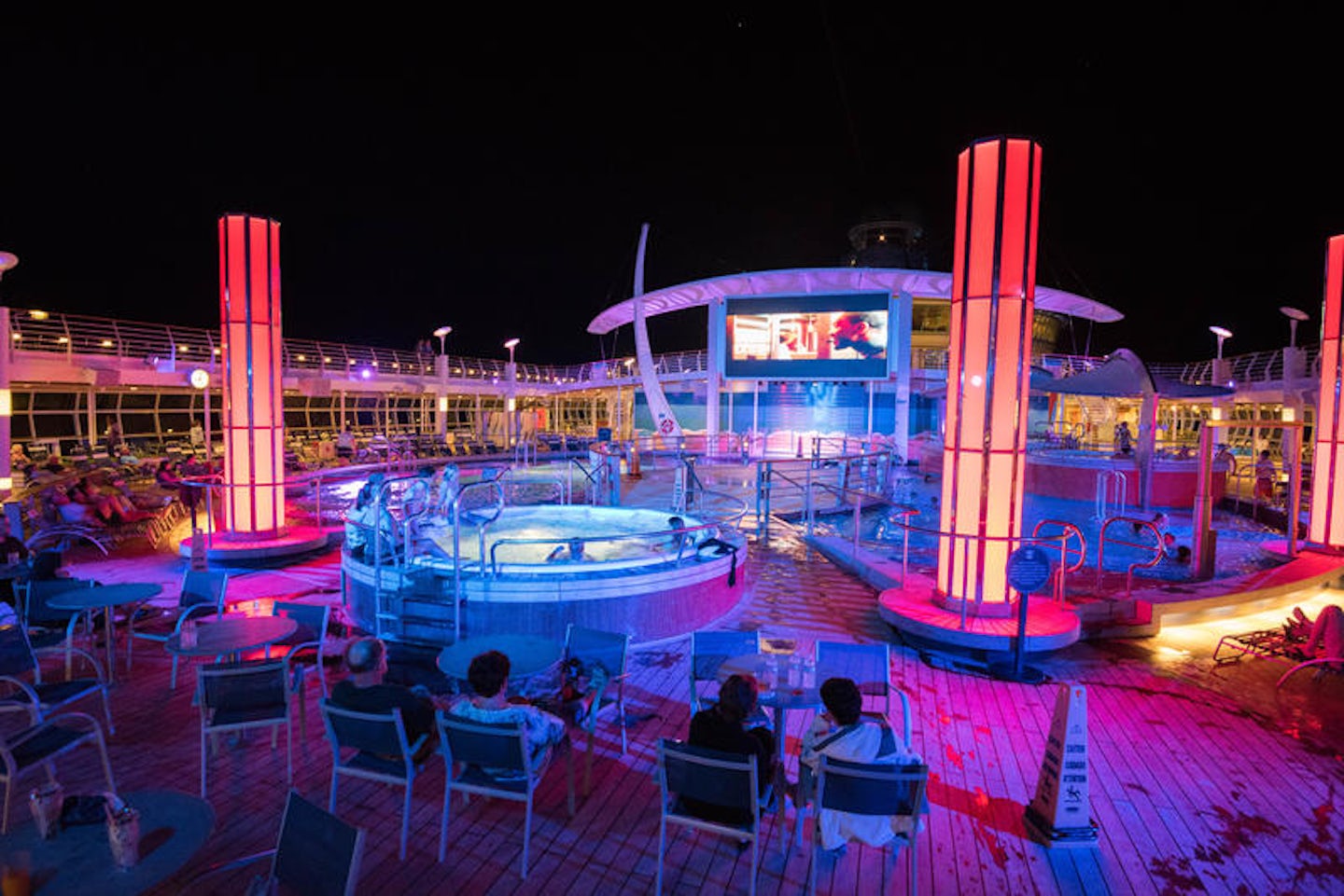 Outdoor Movie Screen on Freedom of the Seas