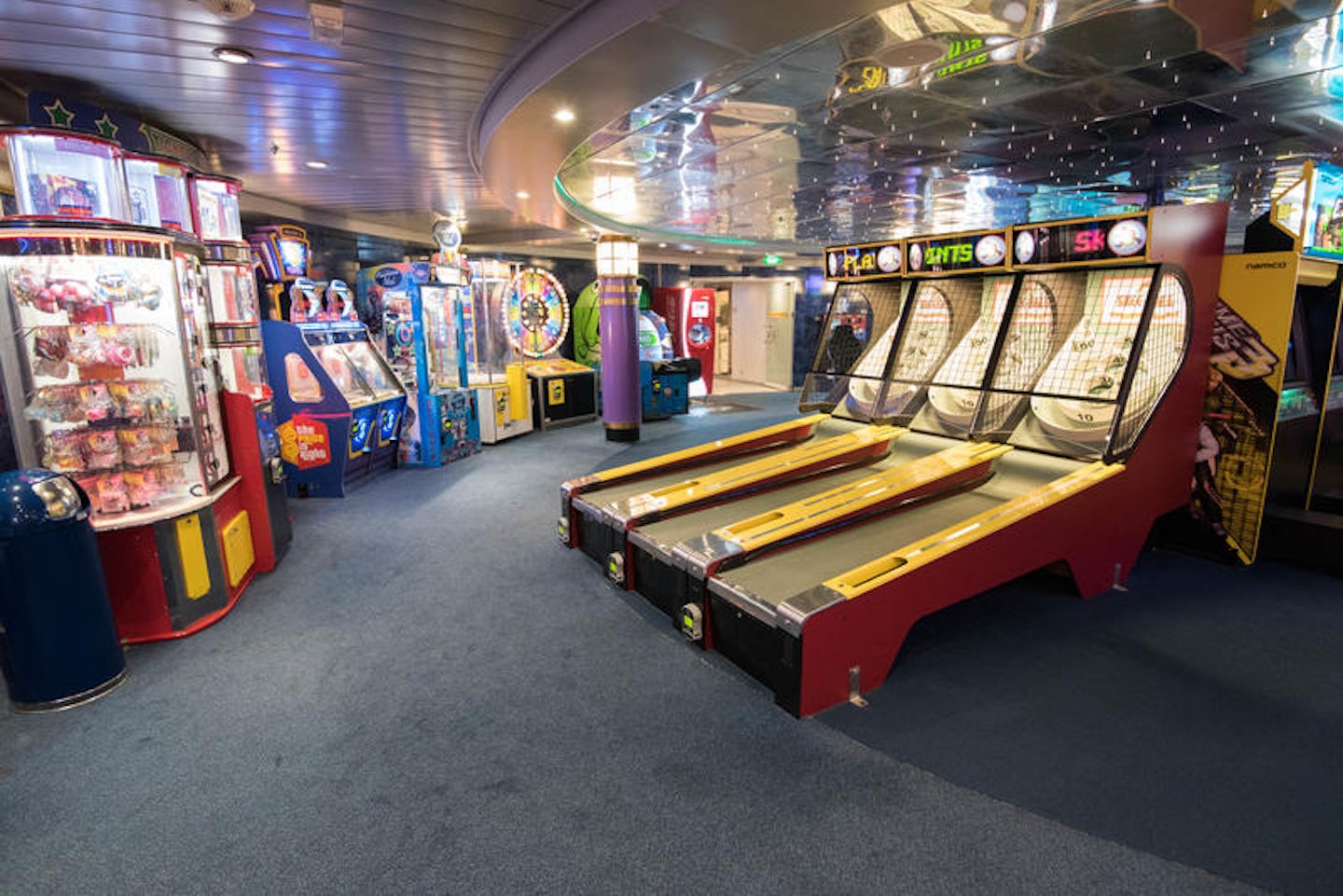 Challenger's Video Arcade on Freedom of the Seas