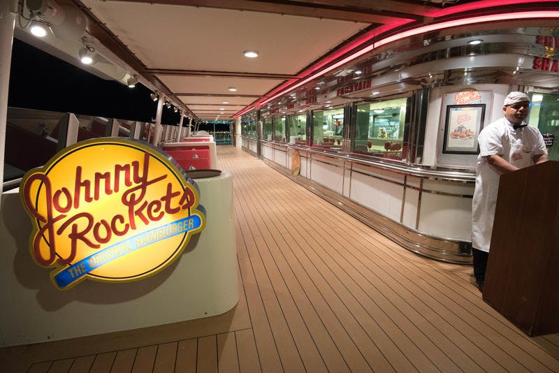 Johnny Rockets on Royal Caribbean Freedom of the Seas Cruise Ship