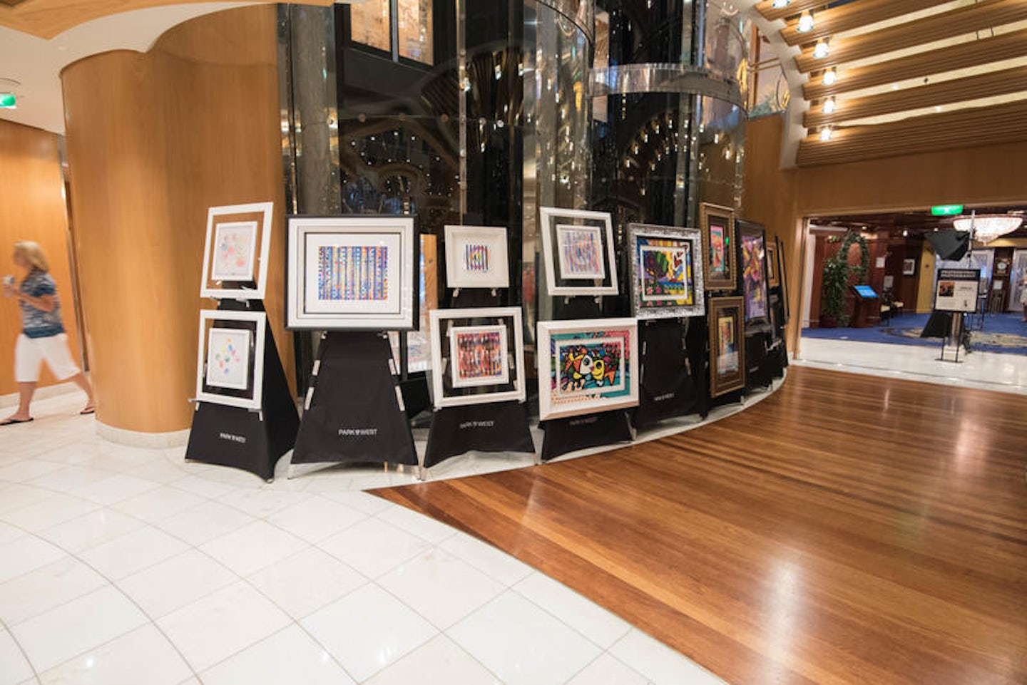 Art Gallery on Freedom of the Seas