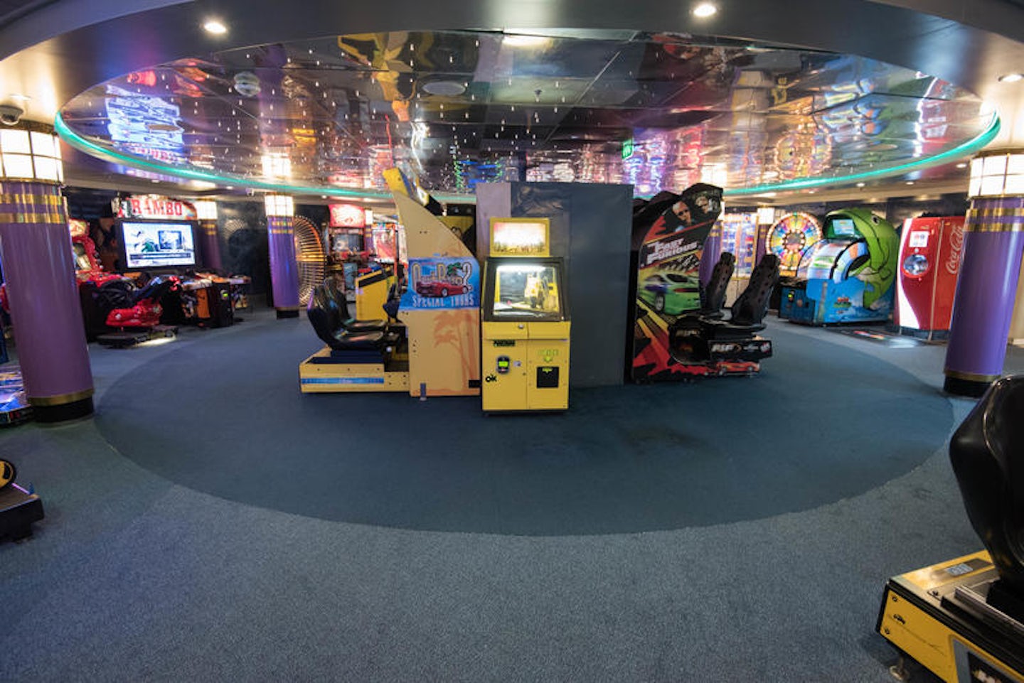 Challenger's Video Arcade on Freedom of the Seas