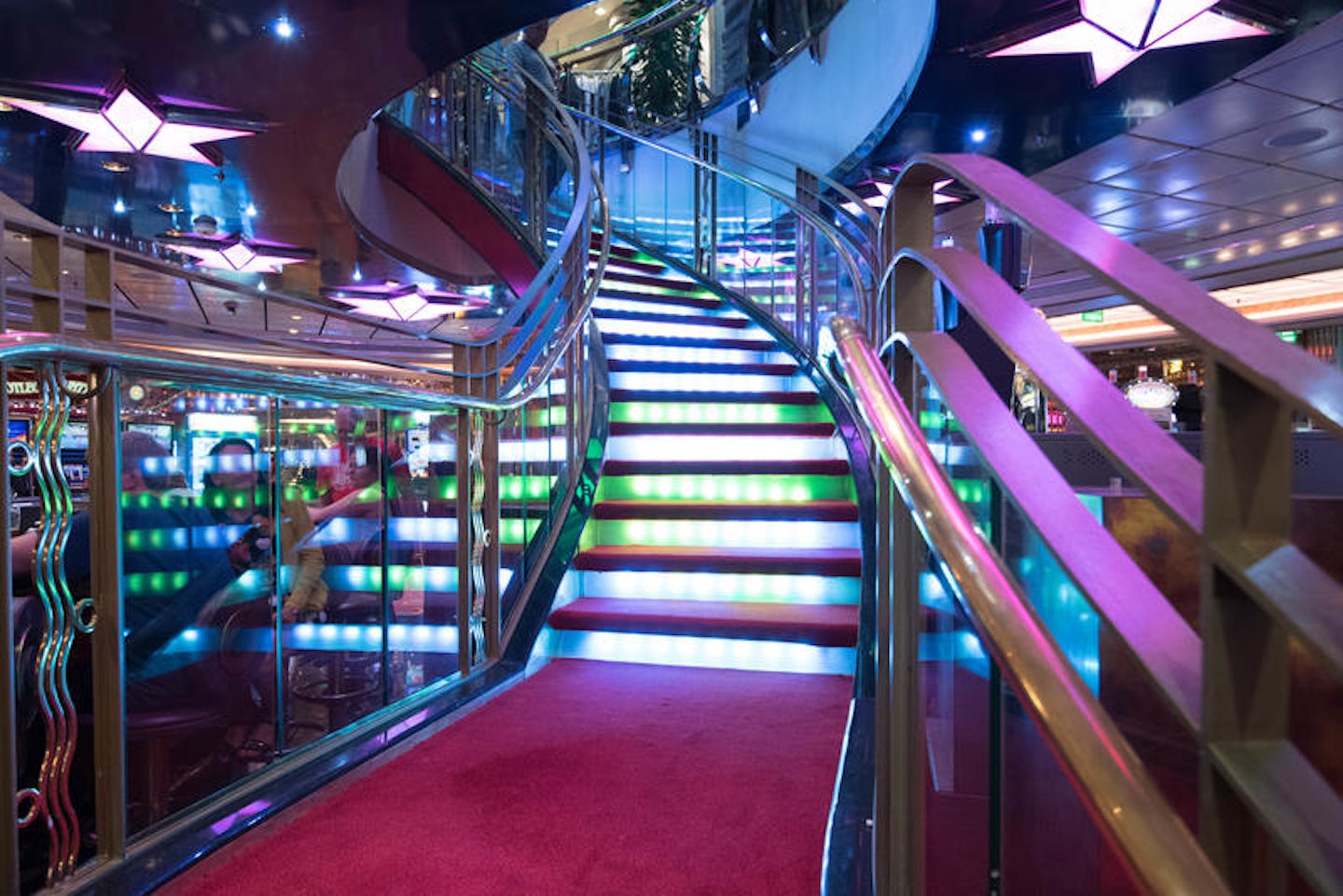 Stairs on Freedom of the Seas