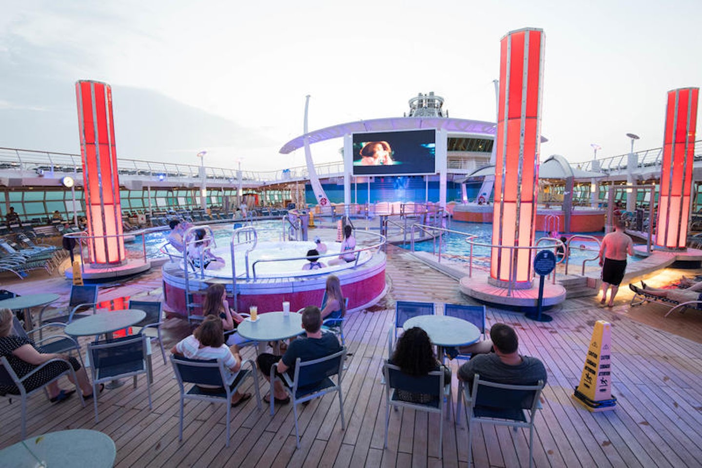 Outdoor Movie Screen on Freedom of the Seas