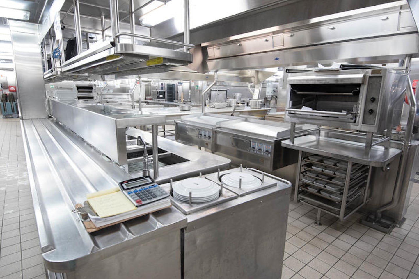 Galley on Freedom of the Seas
