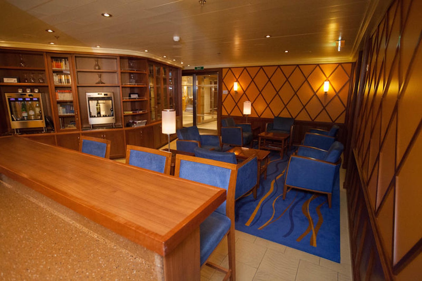 Library Bar on Carnival Breeze