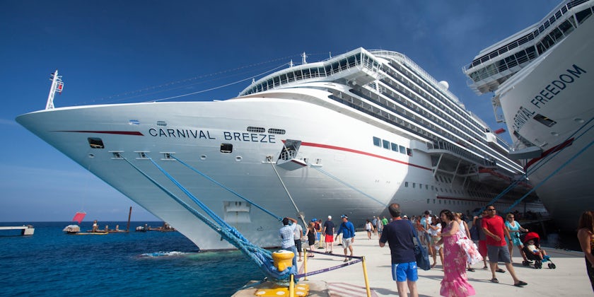 Exterior on Carnival Breeze