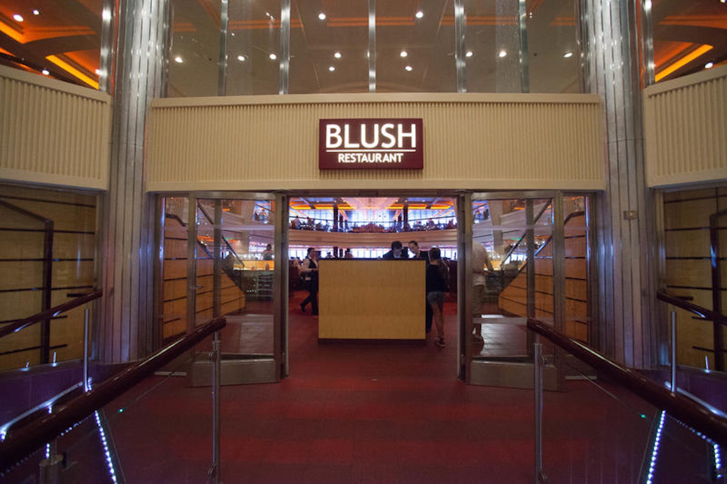 Blush Restaurant on Carnival Breeze