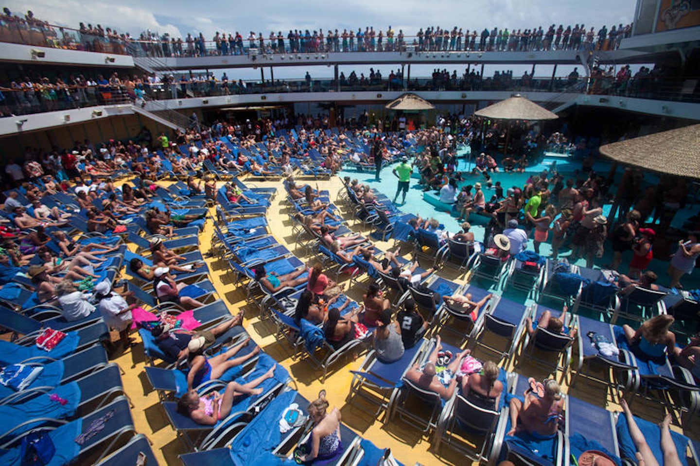 The Lido Deck on Carnival Breeze