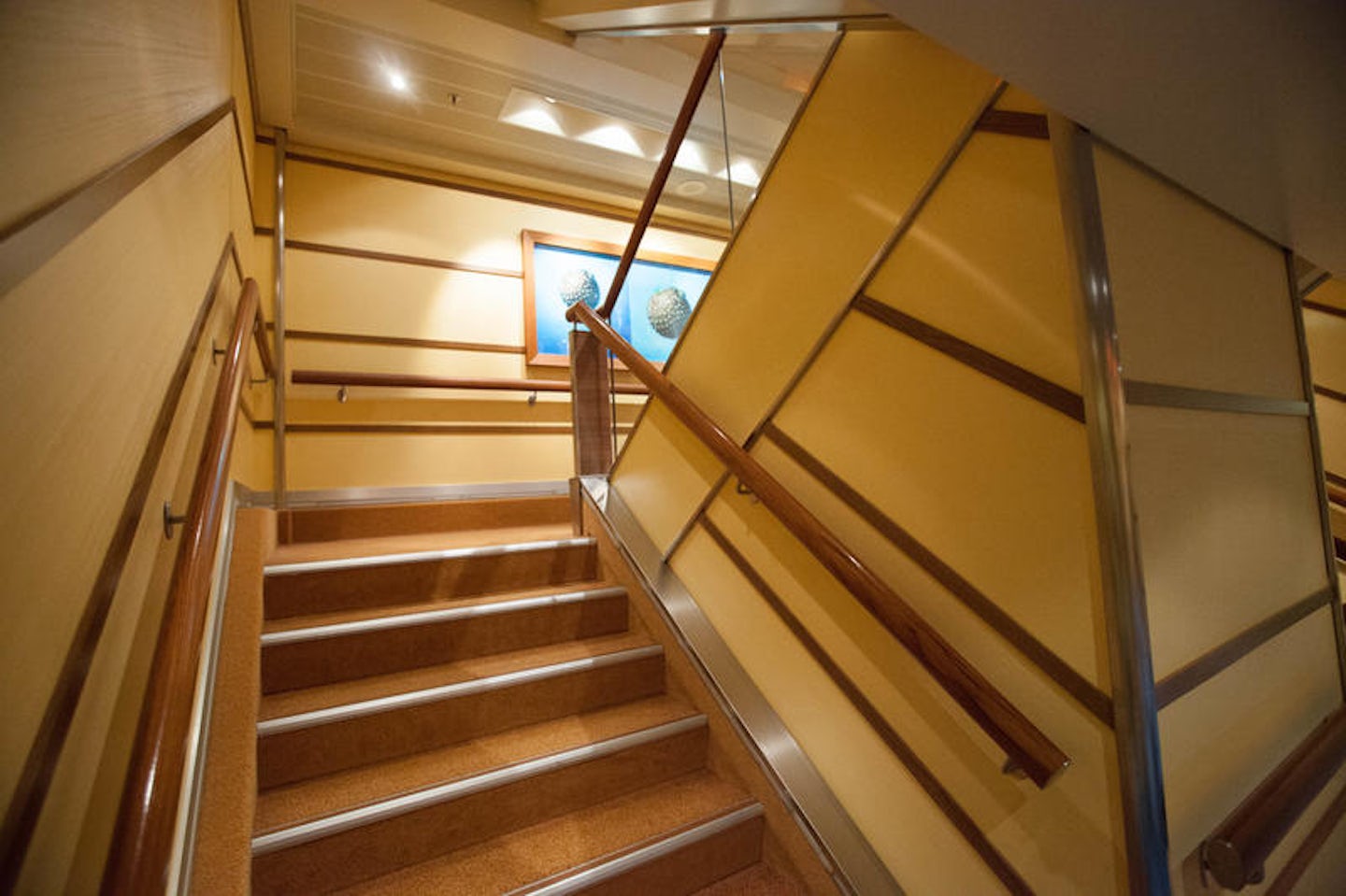 Stairs on Carnival Breeze