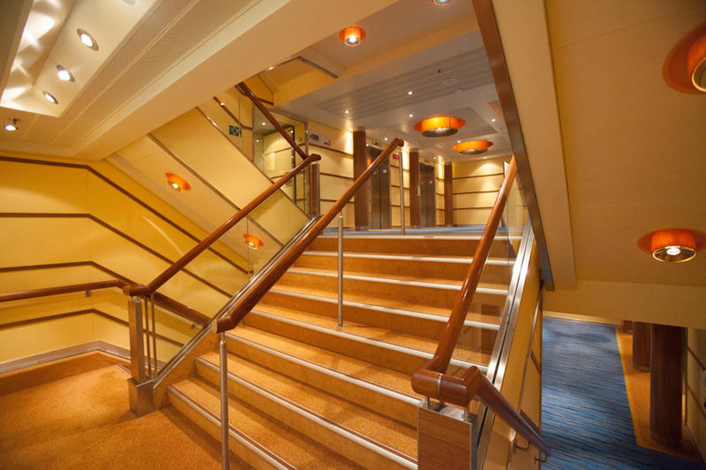 Stairs on Carnival Breeze