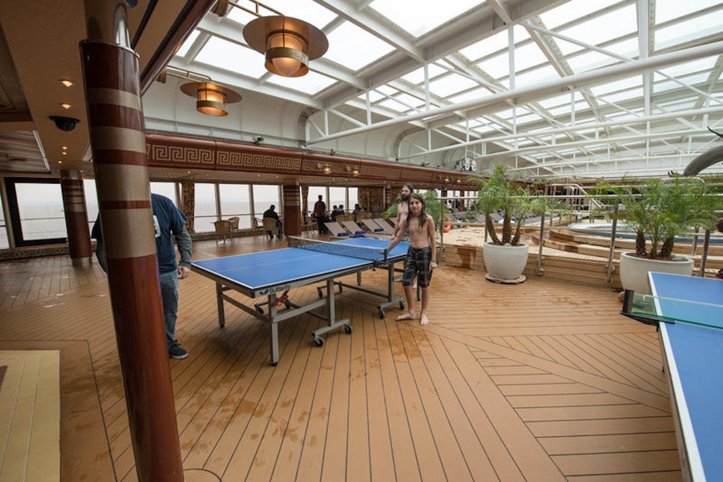Ping Pong Tables on Noordam