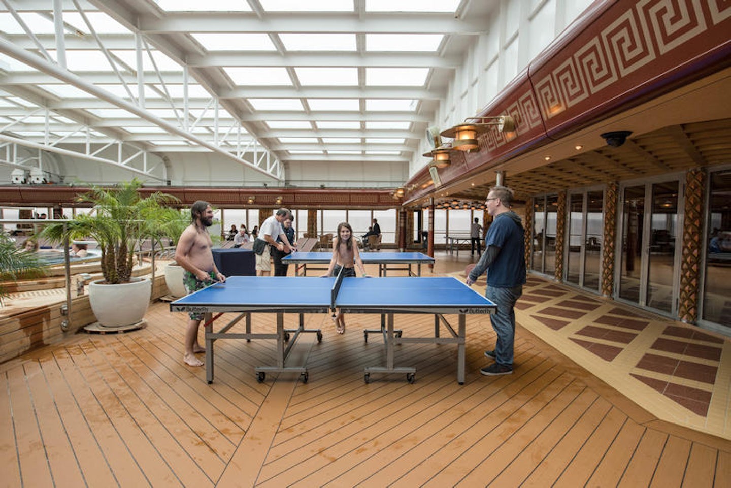 Ping Pong Tables on Noordam