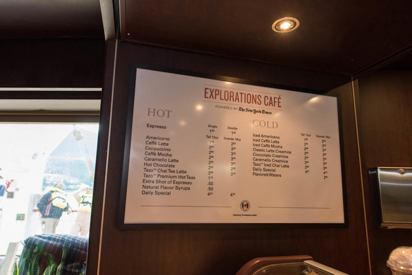 Explorations Cafe on Noordam
