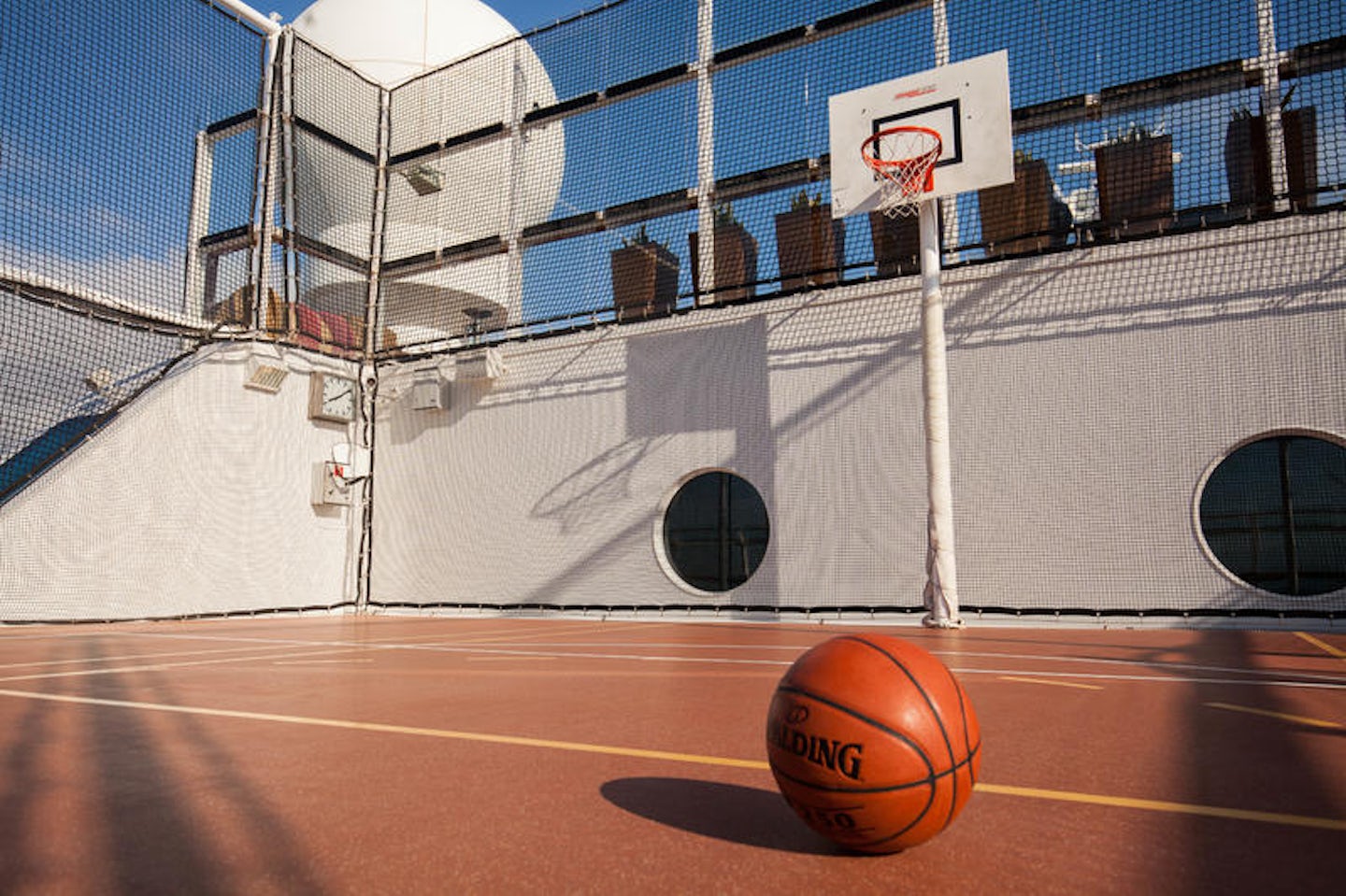 Basketball Court on Celebrity Reflection