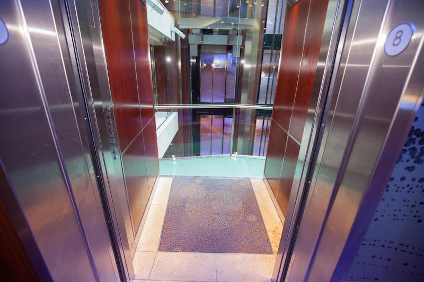 Elevators on Celebrity Reflection