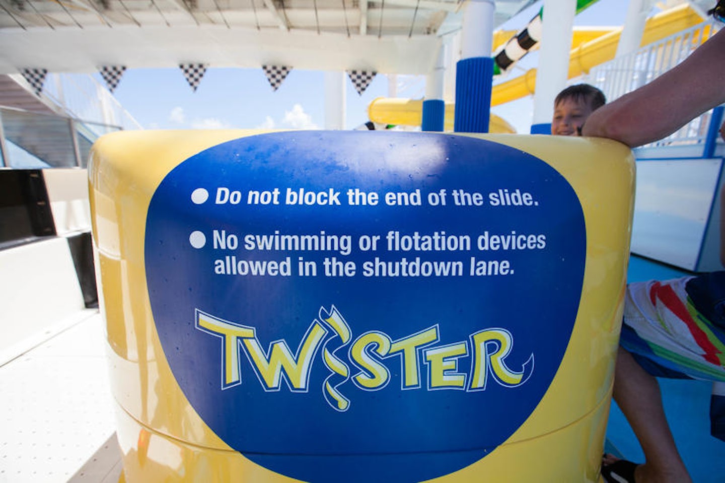 Twister Water Slide on Carnival Sunshine
