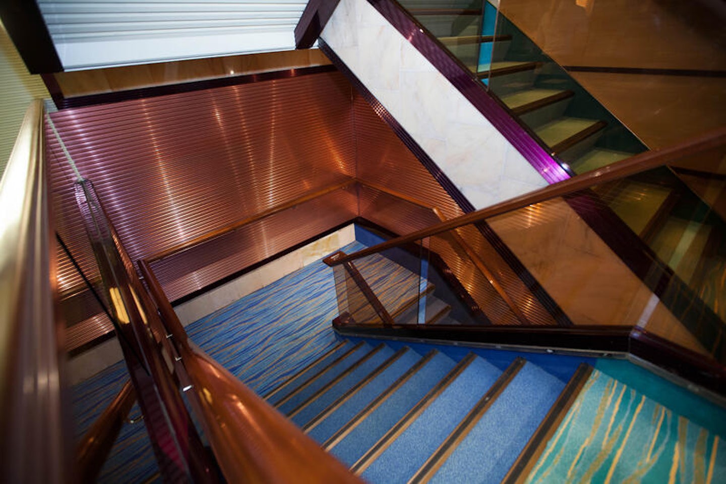 Stairs on Carnival Sunshine