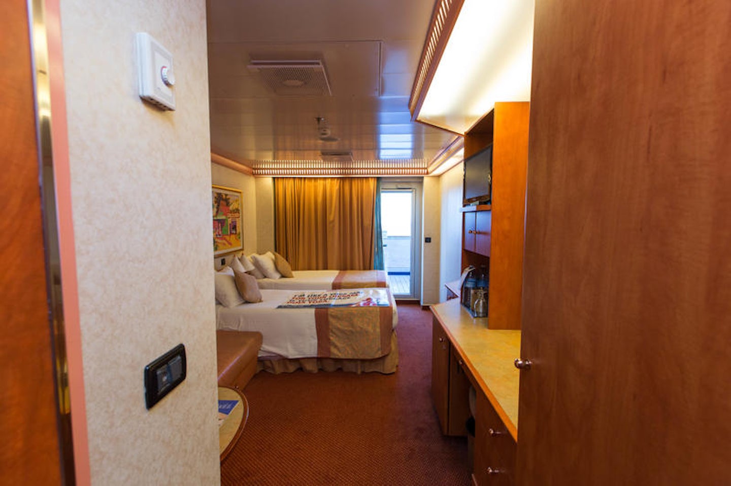 The Aft-View Extended Balcony Cabin on Carnival Freedom