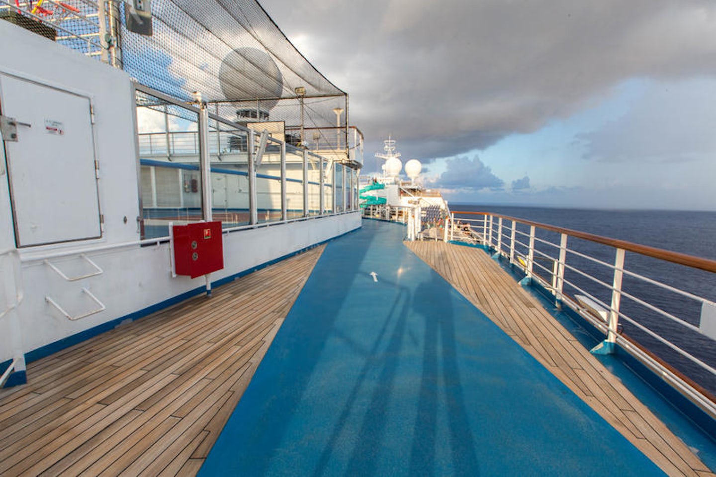 Outdoor Jogging Track on Carnival Freedom