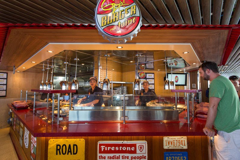 Guy's Burger Joint on Carnival Freedom Cruise Ship Cruise Critic