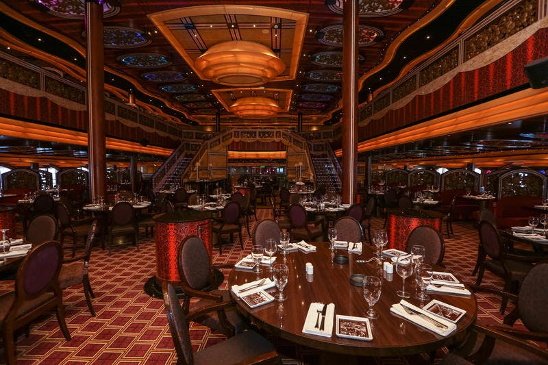 Posh Dining Room on Carnival Freedom Cruise Ship Cruise Critic