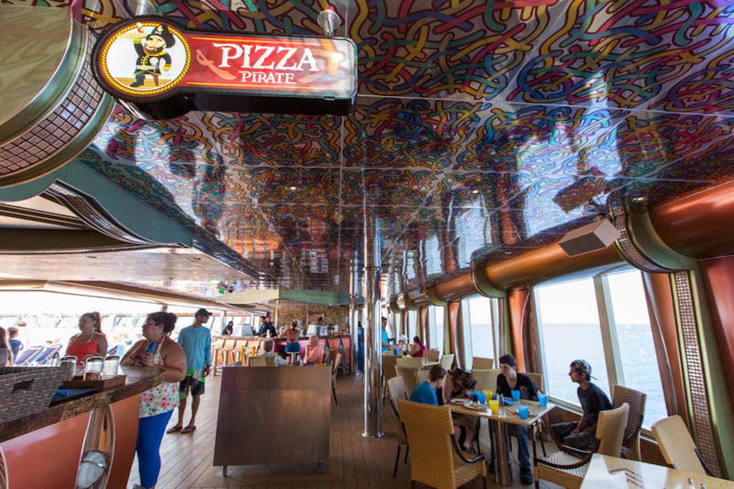 Pizza Pirate on Carnival Freedom